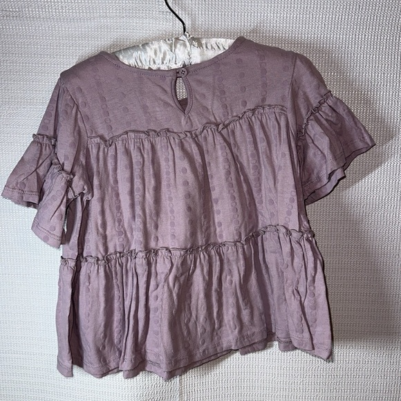 WONDER NATION Girls Blouse Lilac Size S 6/6X - Picture 2 of 4